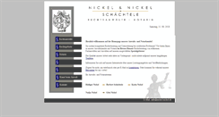 Desktop Screenshot of nickel-nickel.de